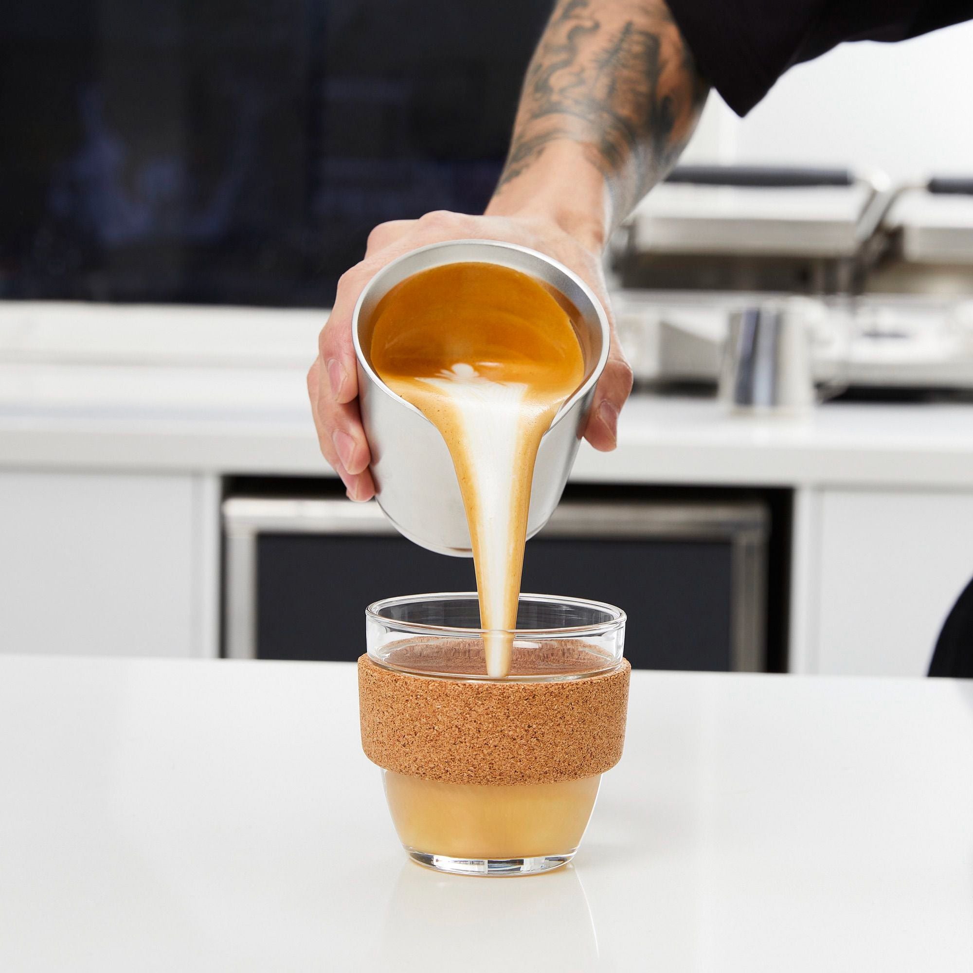 Professional coffee cups and beverage branding